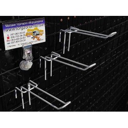 Гачок подвійний на сітку L65 d3